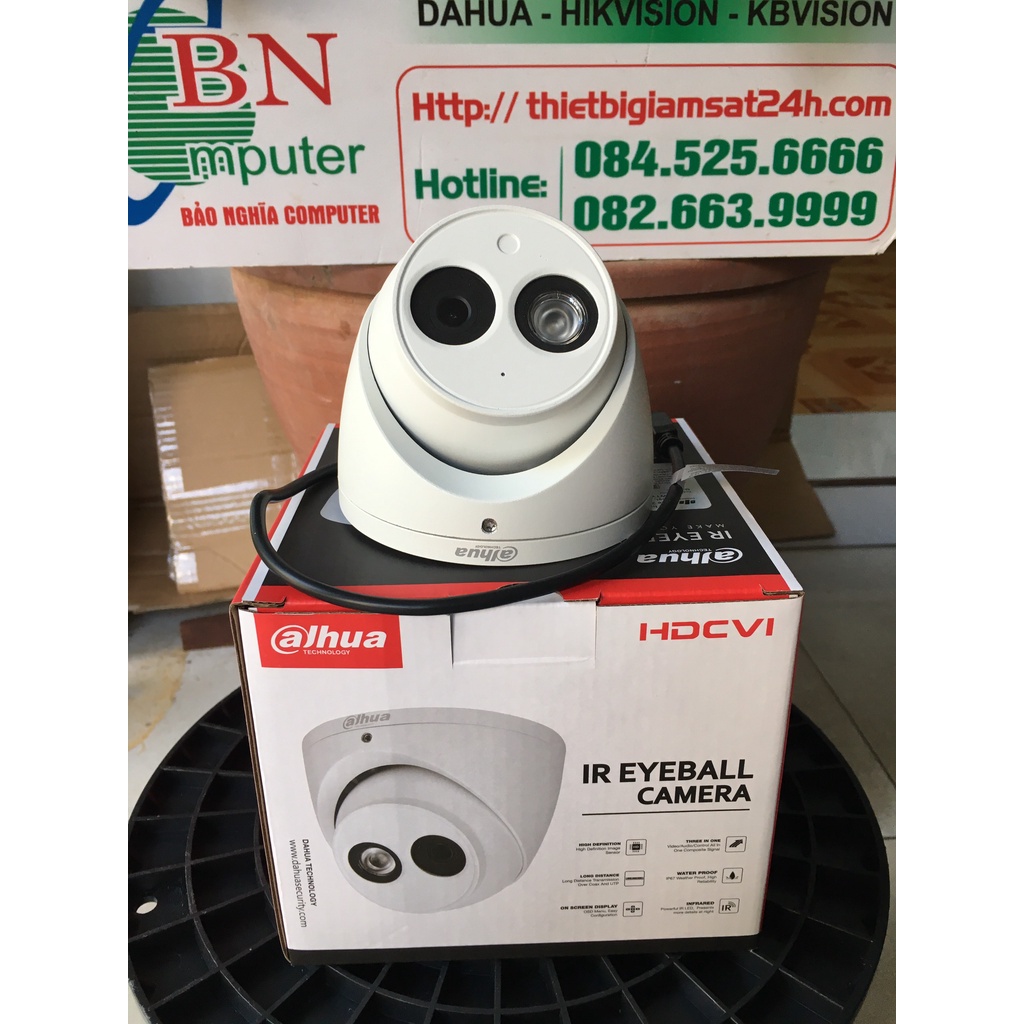 Camera Dahua 1200EMP-A-S5/1200TQP-A HDCVI kèm mic hàng chính hãng
