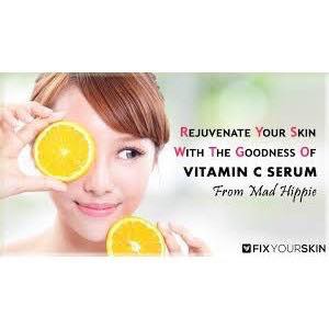 Tinh Chất Mờ Thâm mụn sẹo tàn nhang SERUM MAD HIPPIE VITAMIN C da nhạy cảm lành tính organic dùng được cho bà bầu 30ml