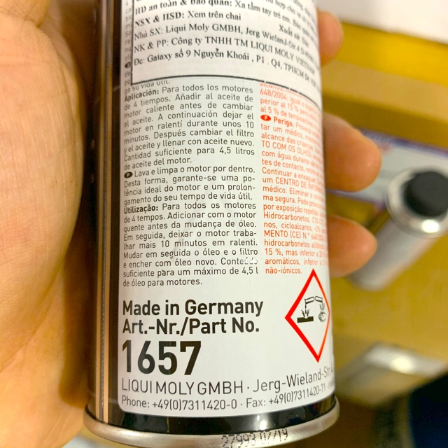 Phụ Gia Súc Rửa Động Cơ Liqui Moly Motorbike Engine Flush 250ML - 1657 Made in Germany - Samurai Sài Gòn.