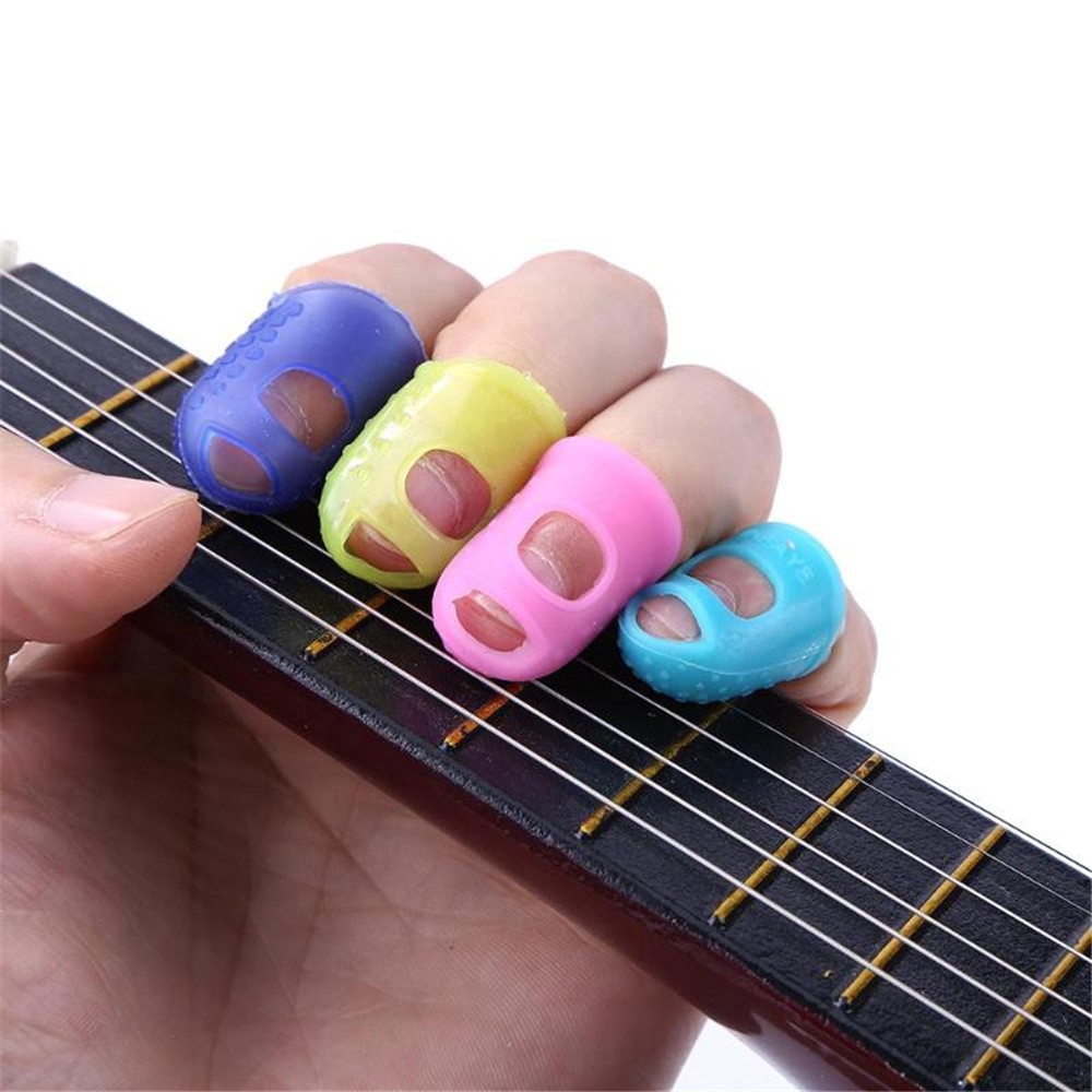 Bọc Ngón Tay Silicone Bảo Vệ Khi Chơi Guitar, Ukulele