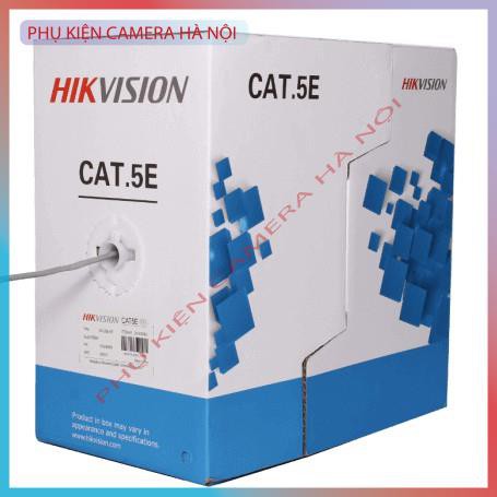 [50m] Cáp mạng UTP Cat5e Hikvision 8 lõi đồng nguyên chất