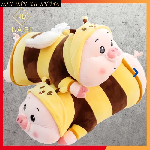Gấu Bông Heo Ong Hàng Nhập 1m2 Siêu To Khổng Lồ Heo Bông Cosplay Ong Vàng  100% GÒN XƠ TRẮNG GIÁ RẺ NHẤT