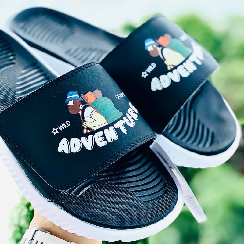 Dép Alphabounce adidas ❤️FREESHIP + FullBox❤️ quai ngang nam nữ Balô adventure chất xịn VNXK 1-1, full đen