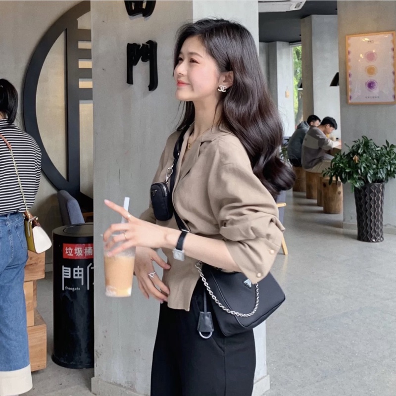 Túi xách nữ chất vải dù kèm xích và phụ kiện túi nhỏ cá tính Capucha T35