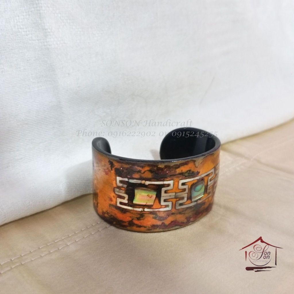 Vòng Tay Nữ Sơn Mài Thủ Công Cao Cấp Phong Cách Bohemian