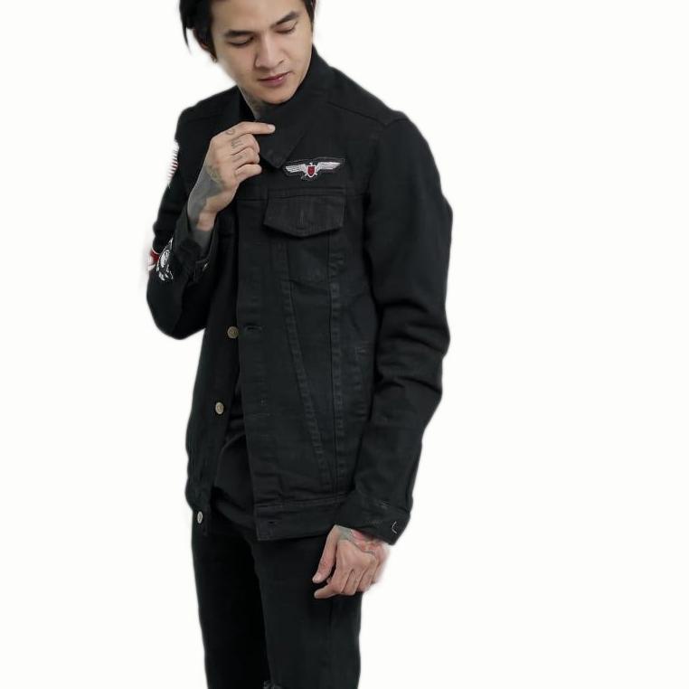 Áo Khoác Jean Có Túi Thoải Mái In LOGO BIOWASH BLITS Của LEVI Cho Nam