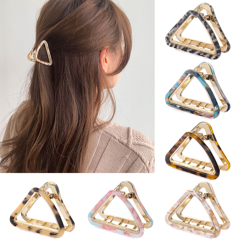 Kẹp tóc càng cua kim loại giữ chắc chắn thời trang dành cho nữ
