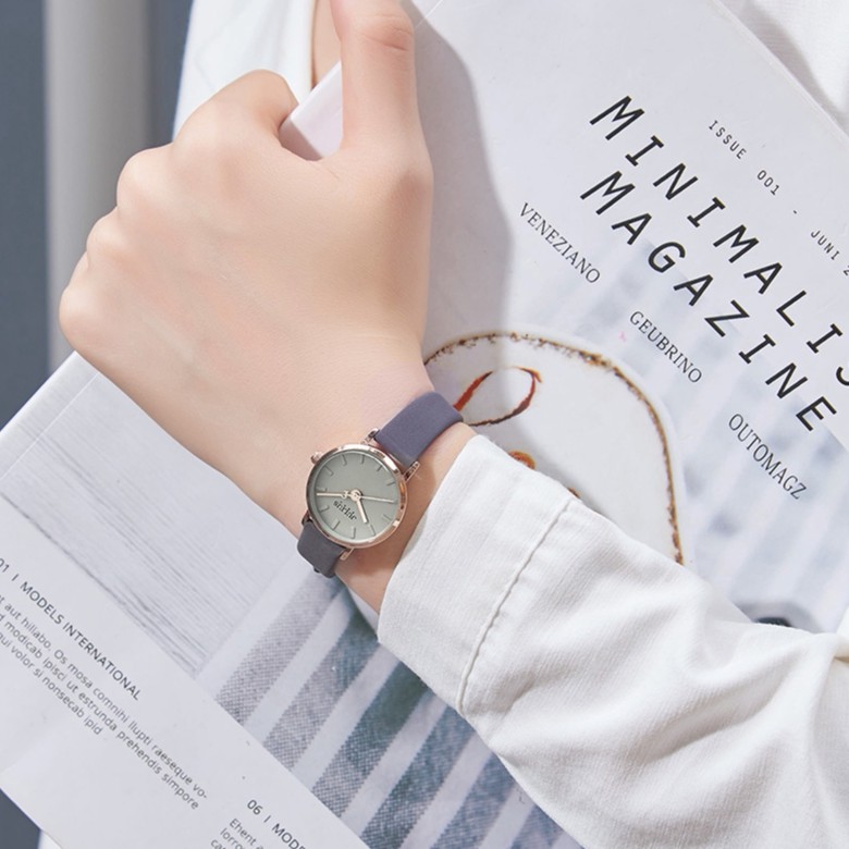 Đồng Hồ Quartz Julius Mặt Tròn Thiết Kế Đơn Giản Tinh Tế Thời Trang Xuân Hè Cho Nữ 963