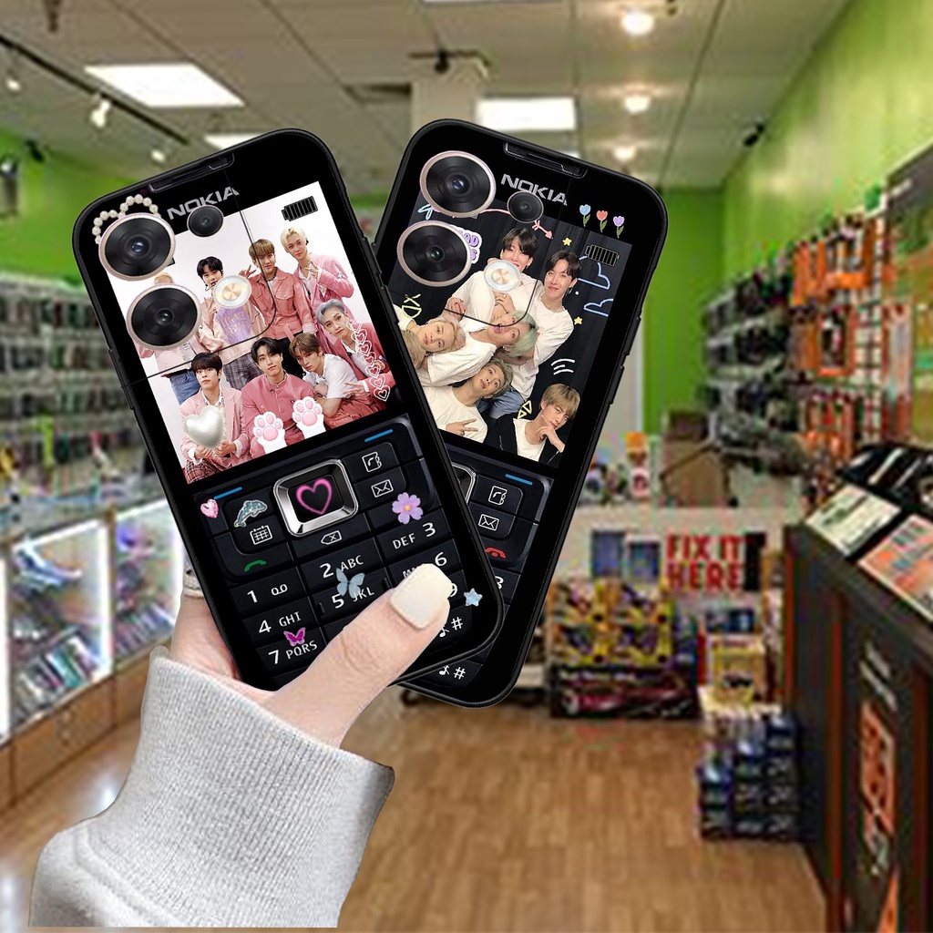 Ốp Oppo Reno 8 4G / 8Z / Reno8 5G / 8 Pro+ bộ hình điện thoại nokia huyền thoại , BTS , Vpop cute