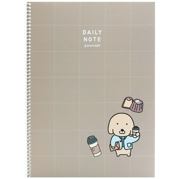 Sổ Lò Xo Kẻ Ngang Namsee - Magic Channel NS-01-177-B - Màu Nâu