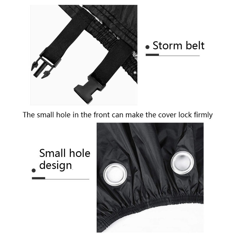 Vỏ Bọc Xe Đạp Bằng Vải Oxford Chống Gió / Bụi / Nước Cỡ Lớn