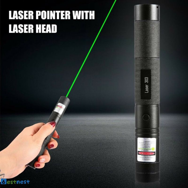 Đèn laser laze tia xanh lá siêu mạnh chiếu xa hơn 2km