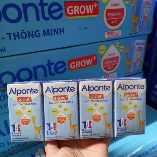 Thùng Sữa bột pha sẵn Alponte Grow 110ml (48 hộp)