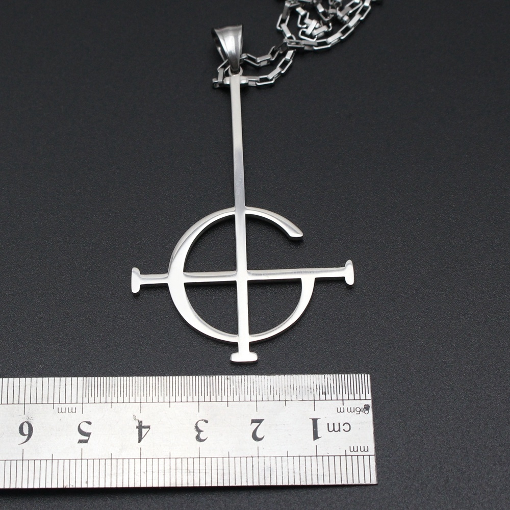 Mô hình nhân vật anime Ghost B.C Vòng cổ mặt biểu tượng Tokyo Ghoul bằng thép không gỉ cho nam