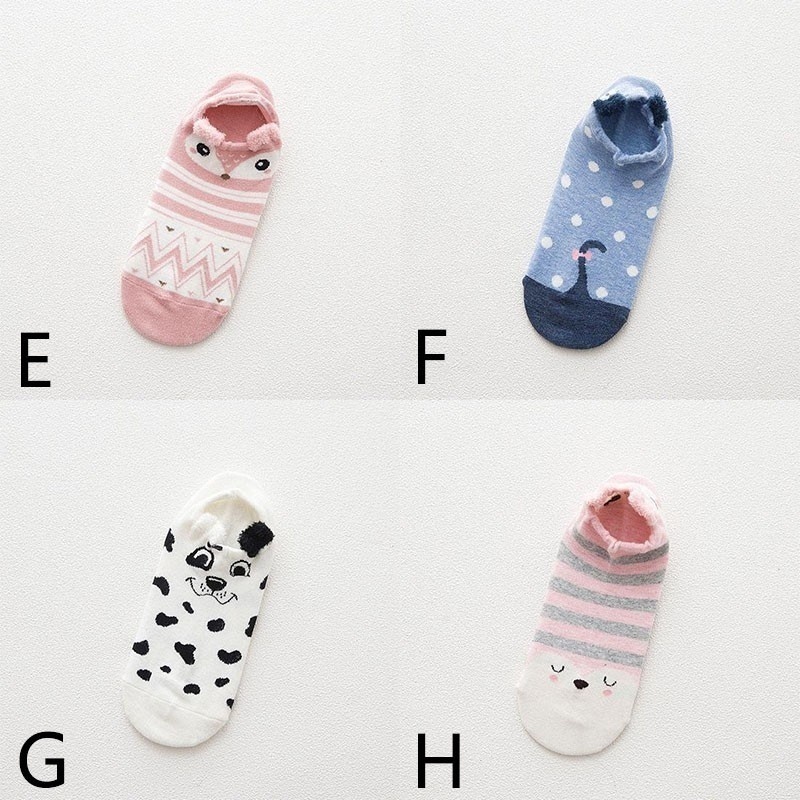 Đôi vớ cotton hoạt hình xinh xắn dành cho nữ