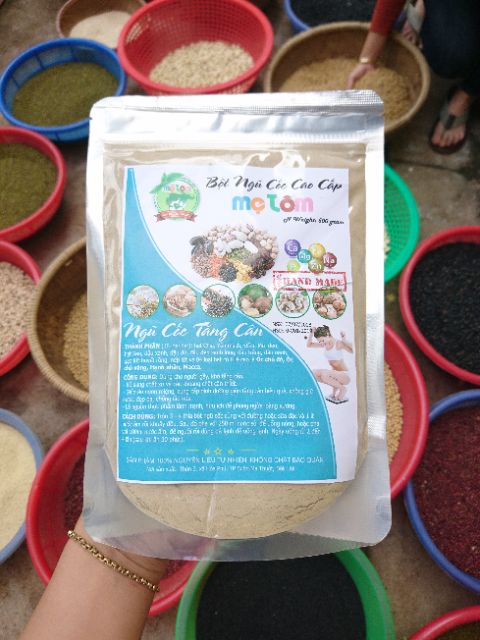 1KG BỘT NGŨ CỐC HANDMADE MẸ TÔM 17 HẠT DINH DƯỠNG,LỢI SỮA,TĂNG CÂN,GIẢM CÂN, GRANOLA, NGŨ CỐC,NỘI TIẾT TỐ