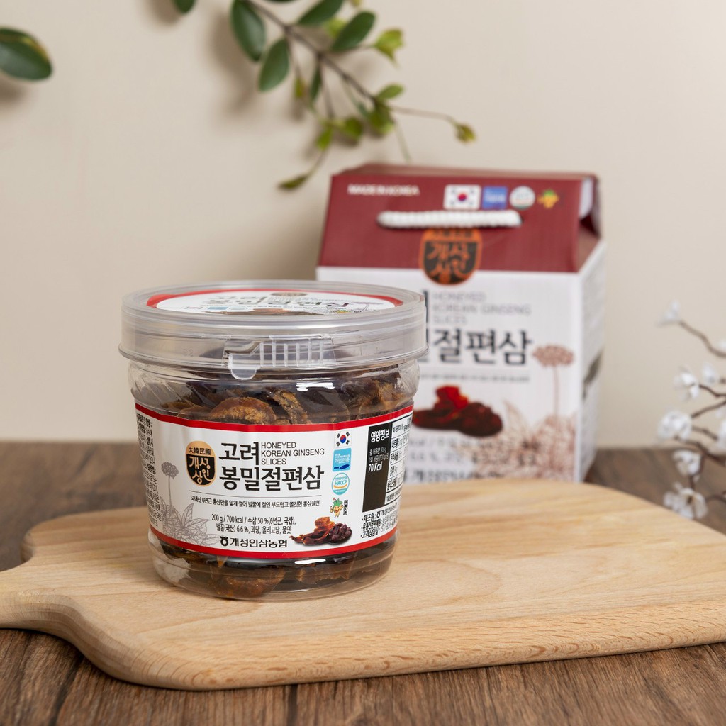 SIÊU KHUYẾN MẠI: HỒNG SÂM LÁT TẨM MẬT ONG 6 NĂM TUỔI HỘP 200GR, HSD 2020 | BigBuy360 - bigbuy360.vn