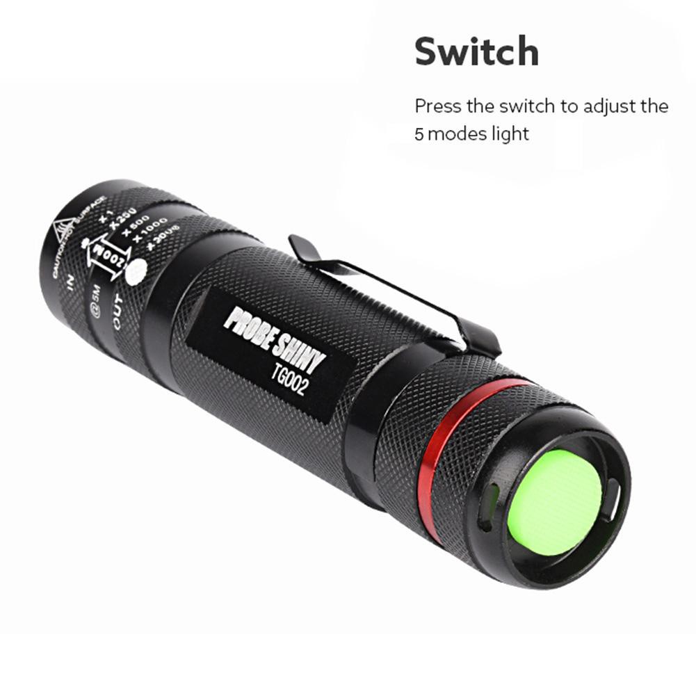 Đèn pin LED CREE XML T6 chống thấm nước IPX4 kích thước 116*28*26mm 6000Lm