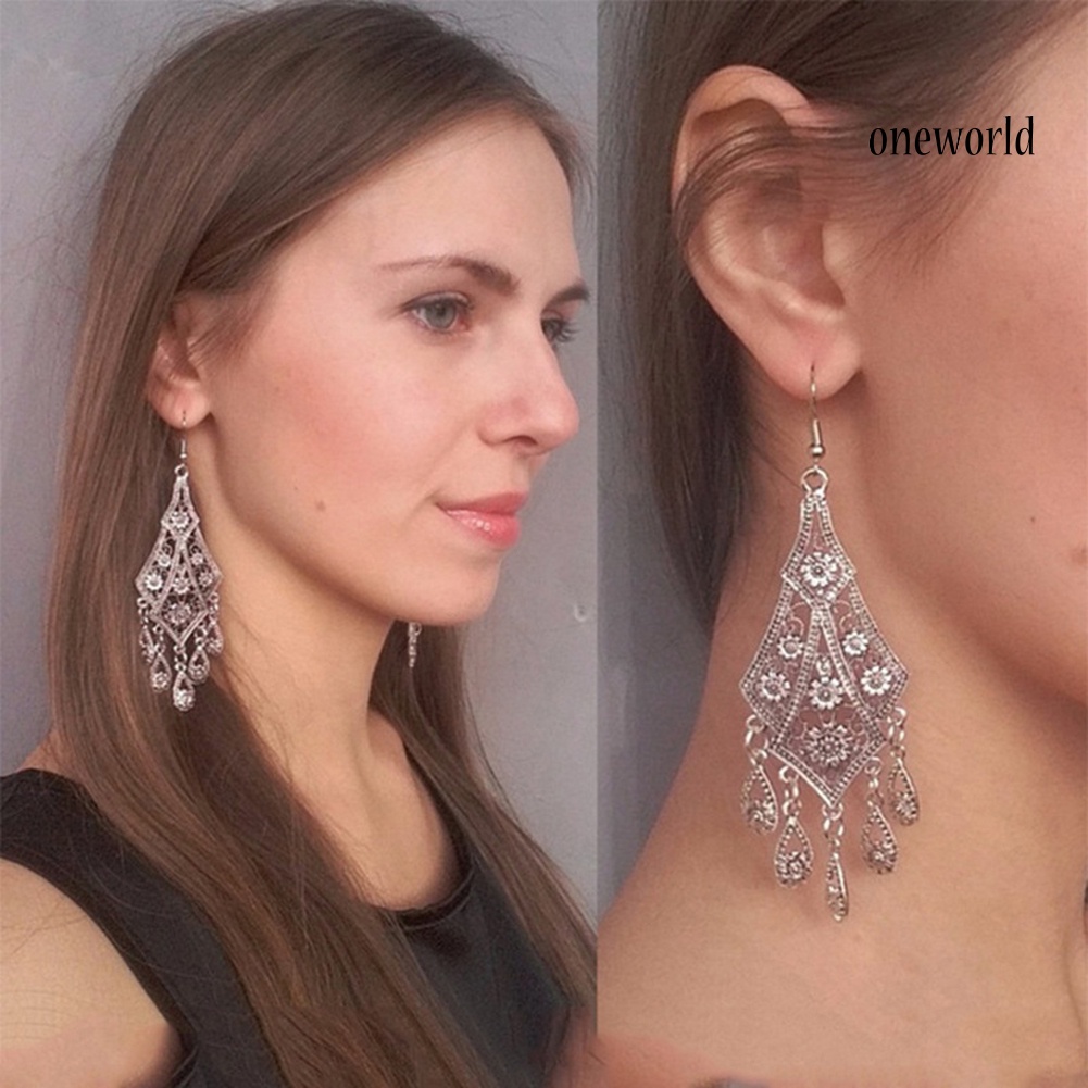 Khuyên Tai Nữ Trang Dáng Dài Tạo Hình Độc Đáo