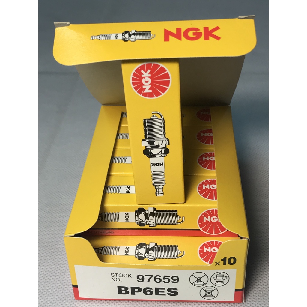 Bugi NGK BP6ES Cho Máy Nổ, Máy Đầm 2 Thì Chân Dài - Thái Lan