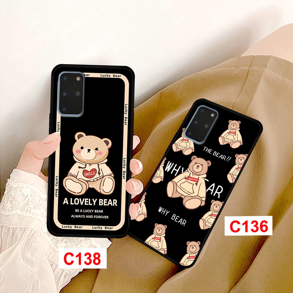 Ốp Samsung S20 - S20Fe - S20 Plus - S20 Ultra in hình gấu đáng yêu,cute. ốp rẻ bền đẹp