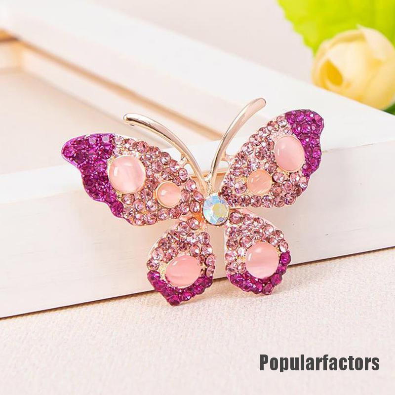 Ghim Cài Áo Hình Bướm Sang Trọng