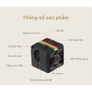 Camera mini siêu nhỏ  Sport HD Sq11