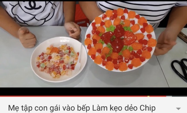 Bột gelatin làm kẹo chip chip, chè khúc bạch, bánh