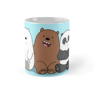 Cốc sứ in hình - We Bare Bears Cartoon Baby Bear Cubs Panda Ice Bear - MS 3945