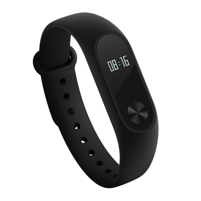 Vòng đeo tay thông minh Xiaomi Mi Band 2 Đen + Miếng dán màn hình