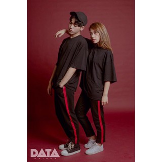 Unisex - quần line - quần đen 1 sọc đỏ