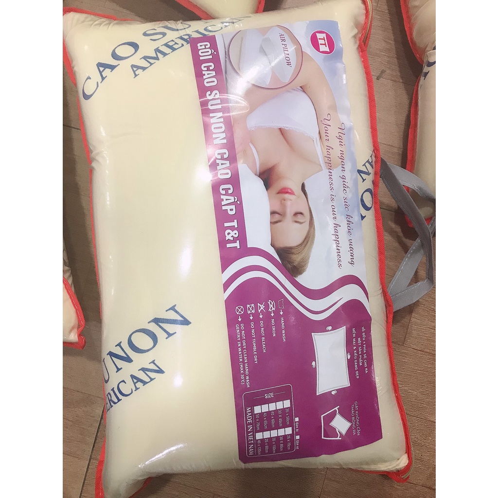GỐI CAO SU NON AMERICAN SIZE LỚN  GIÁ SỈ