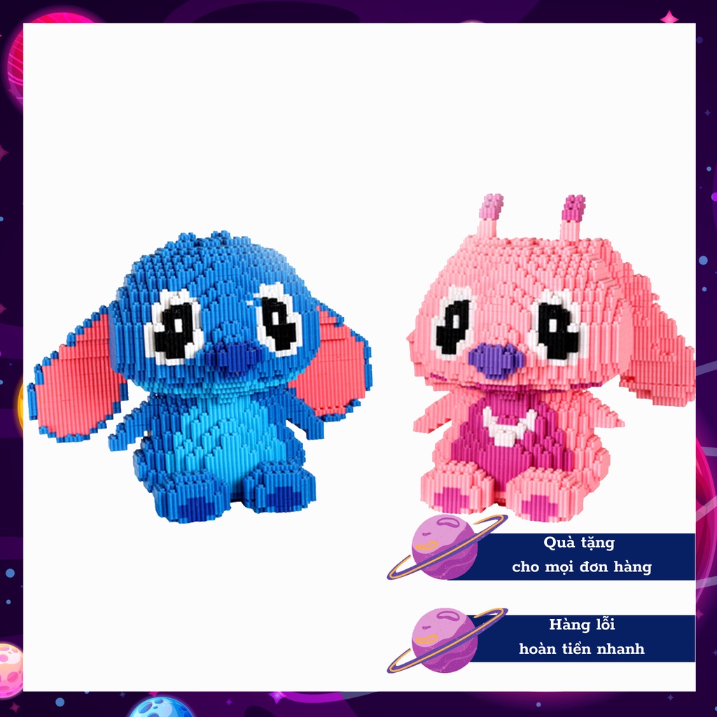 LEGO Nano 3D Nhân Vật Hoạt Hình Disney Stitch Siêu Dễ Thương – MALIBU CORNER