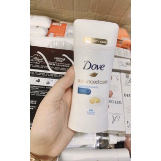 Lăn khử mùi Dove Advanced Care 48h giúp loại bỏ mùi hôi và chống ẩm ướt 74g mt89