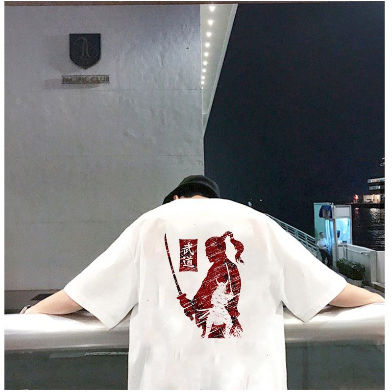 Áo thun unisex form rộng phong cách Nhật Bản đẹp độc lạ vải dày mịn 2019T1640