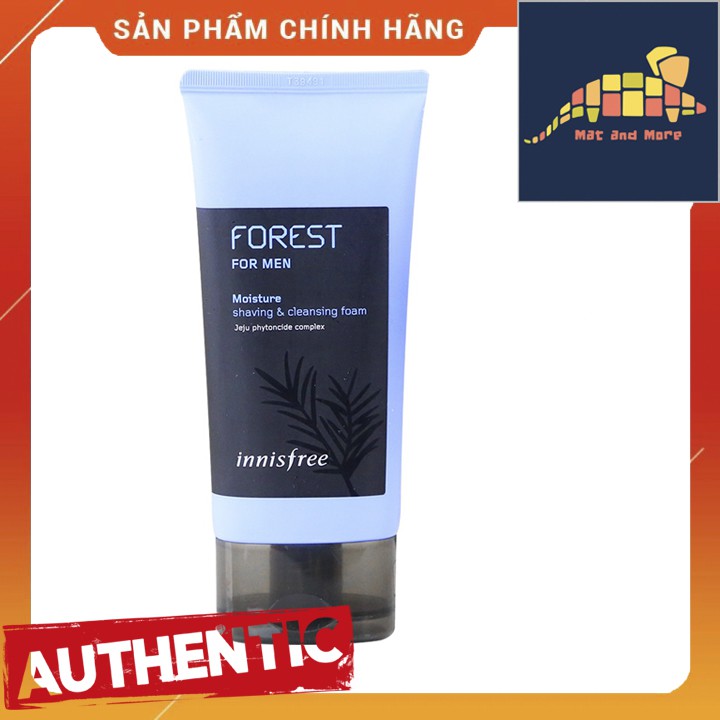 [CHÍNH HÃNG] Sữa rửa mặt cho nam Innisfree Forest For Men Shaving & Cleansing Foam