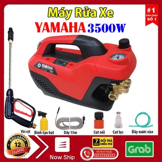 Máy rửa xe yamaha nhật bản 3500w dây áp lực 15m máy rửa xe mini chỉnh áp