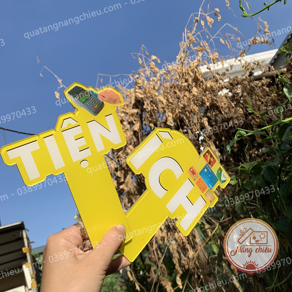 Bảng cầm tay, đạo cụ chụp ảnh_ bảng hiệu xinh giá rẻ