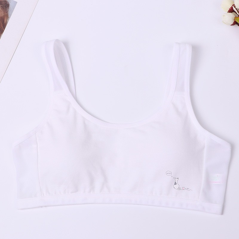 Bra/ áo lá bé gái mới lớn - áo lót 2 lớp + mút mỏng cotton phong cách Hàn Quốc thoáng mát MK-582 | BigBuy360 - bigbuy360.vn
