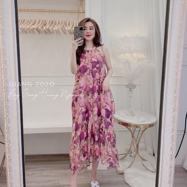 Váy yếm hai dây đuôi cá