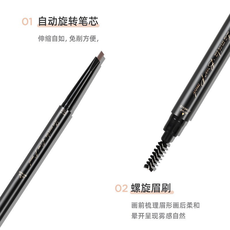 Chì Kẻ Mày  Lameila 02 đầu không thấm nước (sỉ sẵn hàng-có ảnh thật)