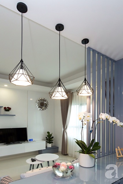 Đèn thả kim cương loại to 38cm , đèn trần T010 trang trí quán cafe shop