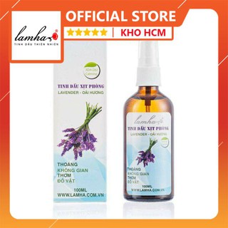 Tinh Dầu Xịt Phòng Oải Hương (Lavender) 100ml LAM HA