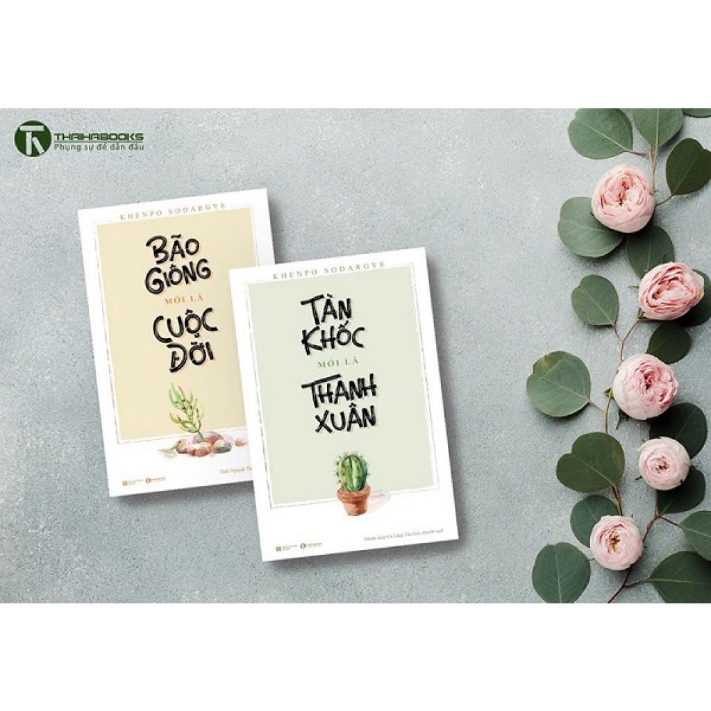 Sách - Bão Giông Mới Là Cuộc Đời Tác giả: Khenpo Sodargye Tặng Bookmark