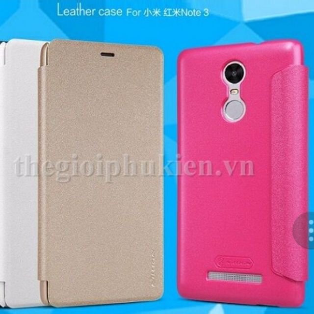 Bao da nillkin chính hãng redmi note 3