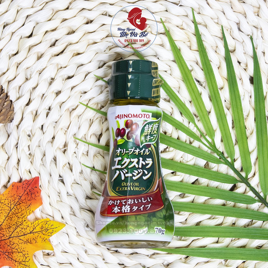 Dầu Olive Extra Ajinomoto, gia vị ăn dặm Nhật Bản cho bé [Date 2022] | BigBuy360 - bigbuy360.vn