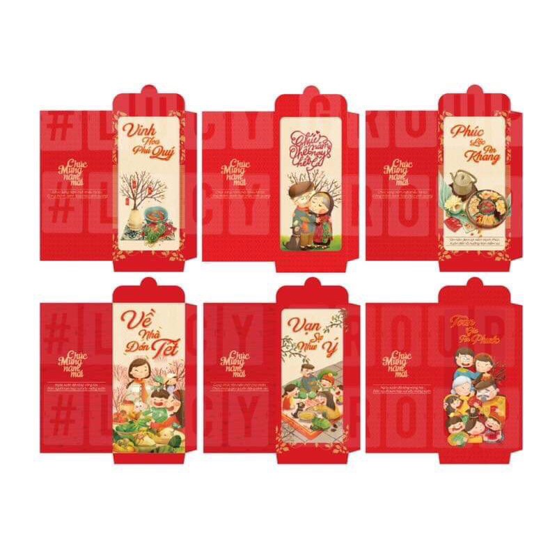 Combo 10 Bao lì xì phong cách cổ điển siêu rẻ (combo10)