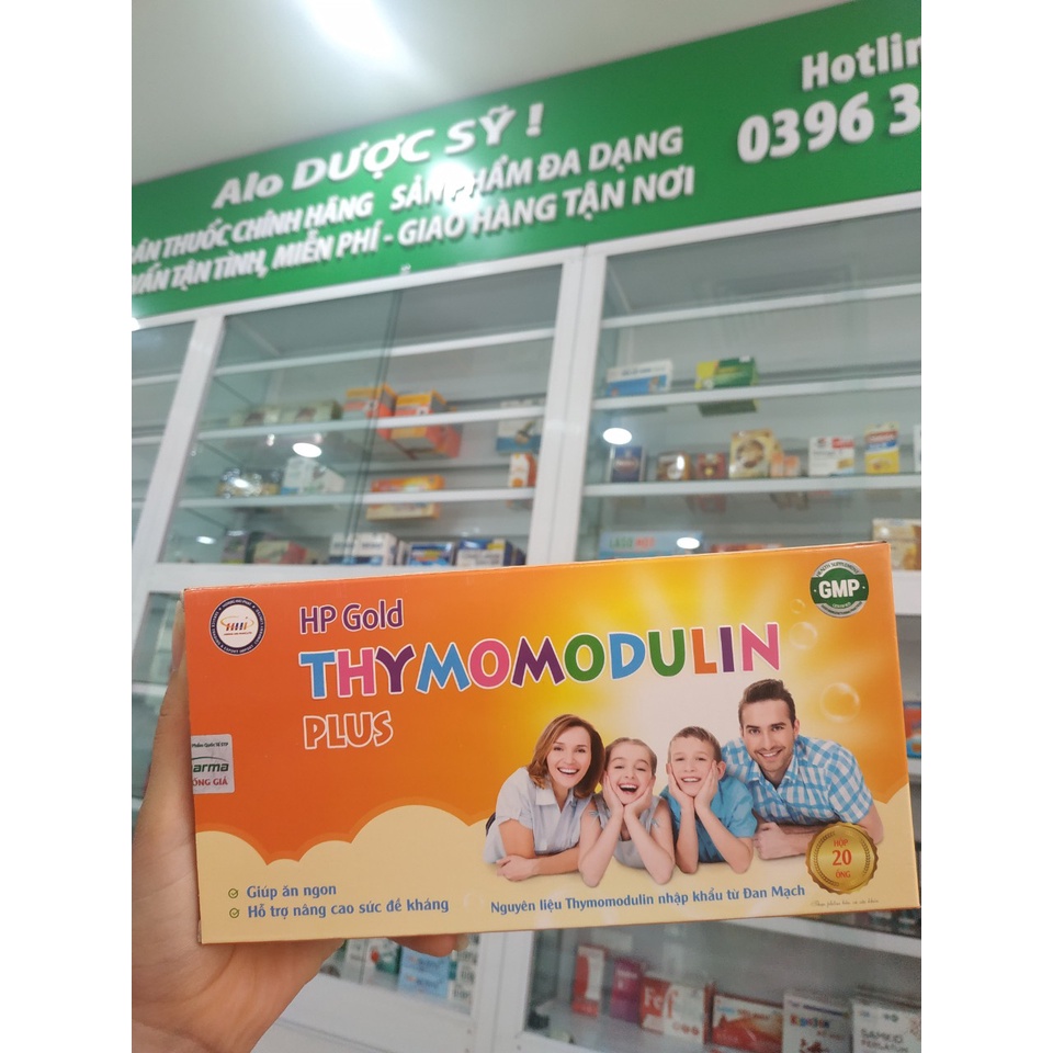HPGOLD THYMOMODULIN PHUSS-TĂNG SỨC ĐỀ KHÁNG-BỔ SUNG VITAMIN VÀ KHOÁNG CHẤT-GIÚP TRẺ ĂN NGON, NGỦ NGON