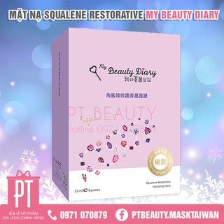 Mặt nạ My Beauty Diray Squalene ngăn ngừa lão hóa hộp 8 miếng