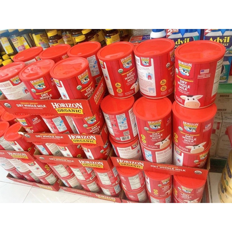 Sữa Horizon Organic Dry Whole Milk Date24- Sữa tươi dạng bột hữu cơ Organic Horizon 870gr